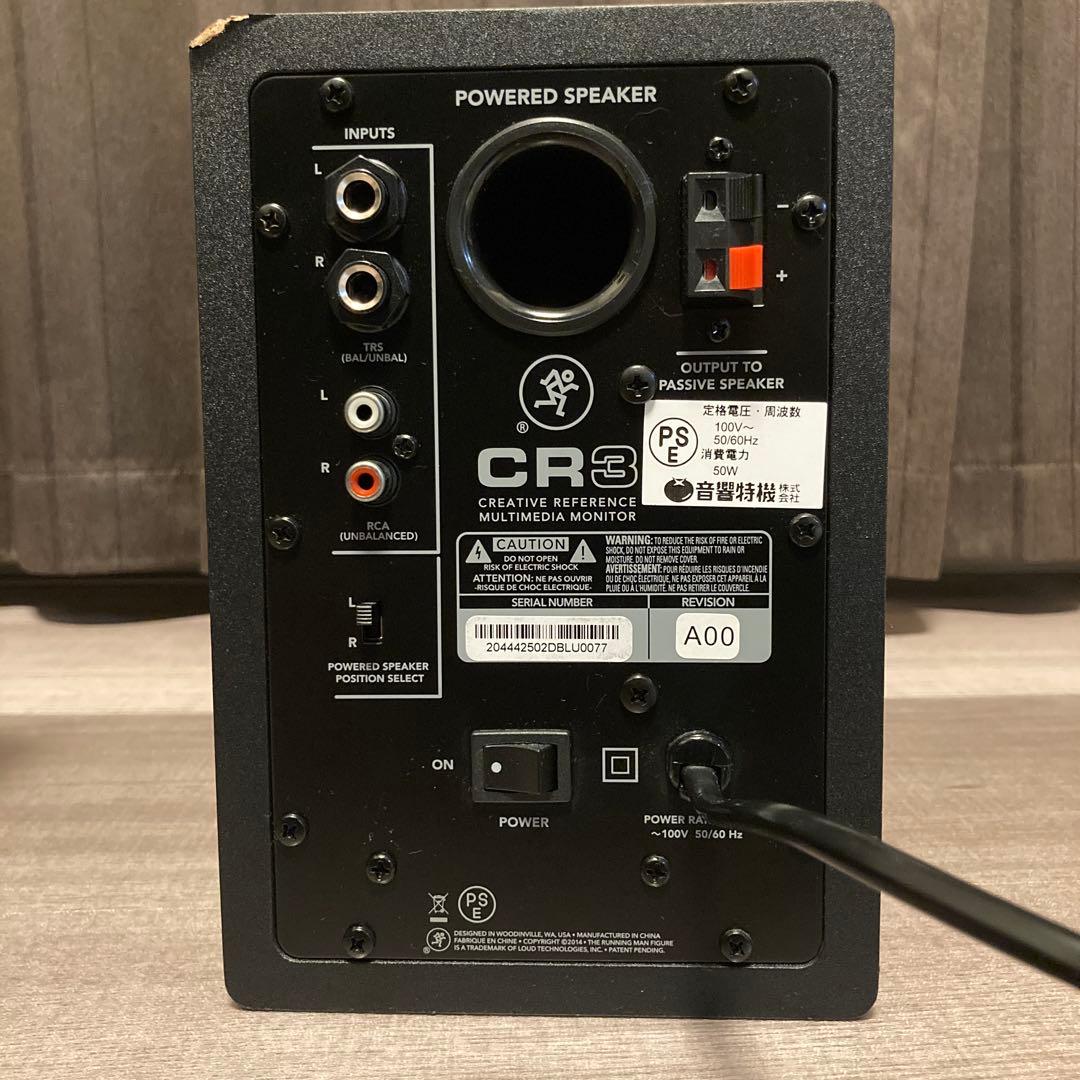 Mackie CR3 スタジオモニタースピーカーセット
