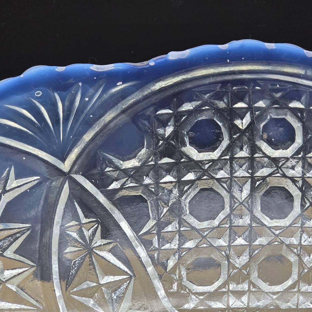 【骨董】大正ガラス 乳白色 小鉢 3個 時代もの