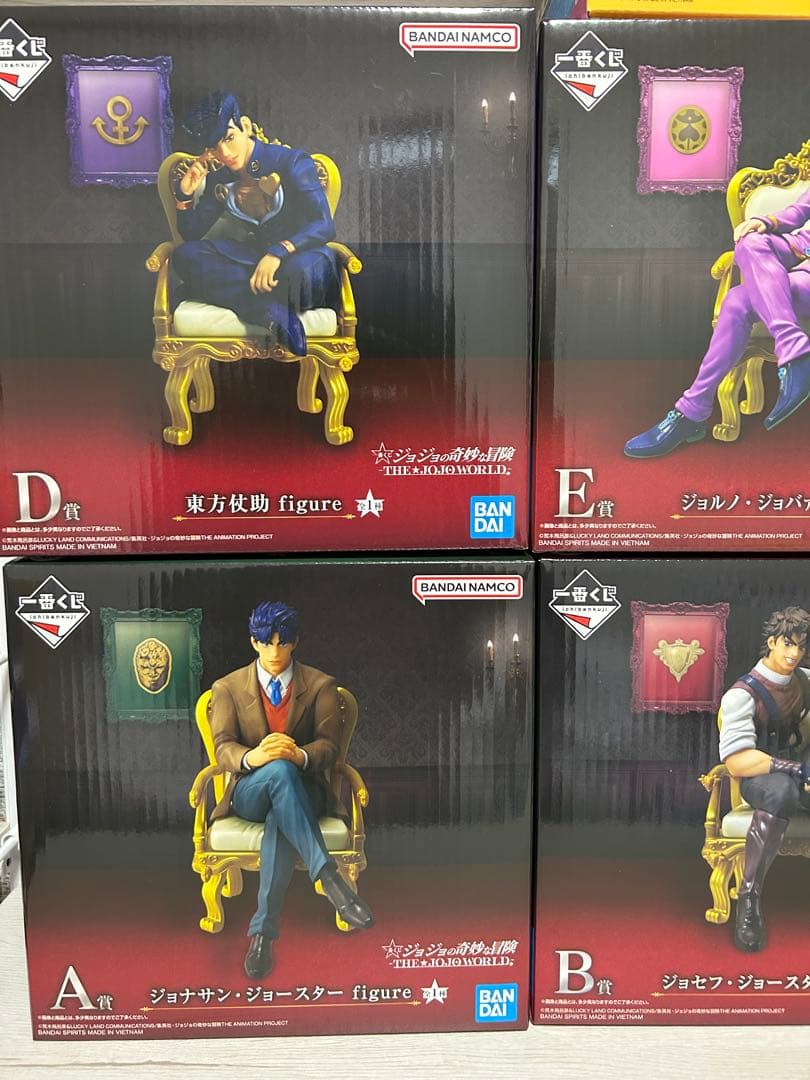 【匿名発送】新品未開封‼️一番くじ ジョジョの奇妙な冒険 上位賞フィギュアコンプ