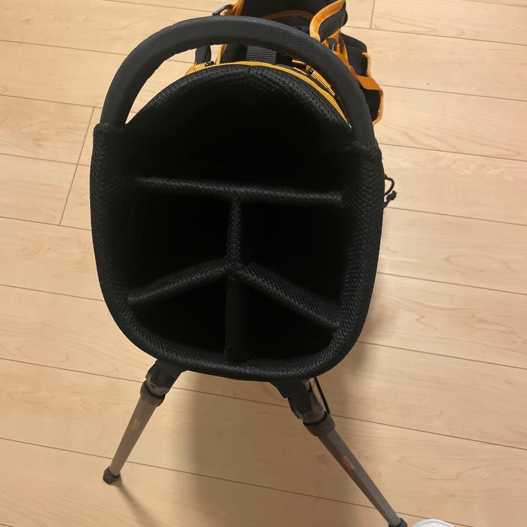 BRIEFING キャディバッグ ブラック/オレンジ