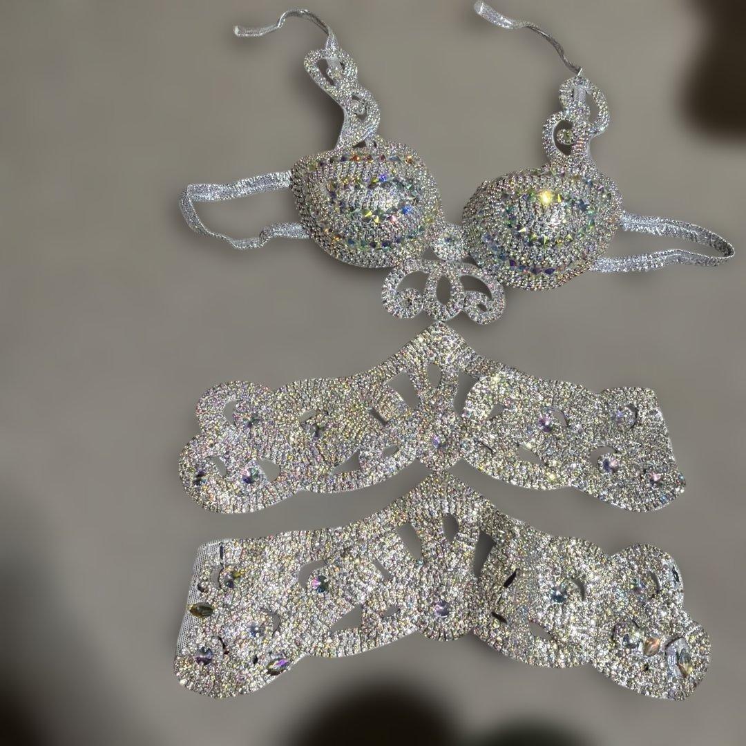 ベリーダンス スワロフスキー風セットアップ