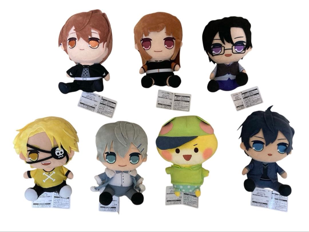 カラフルピーチ　ぬいぐるみ7体セット