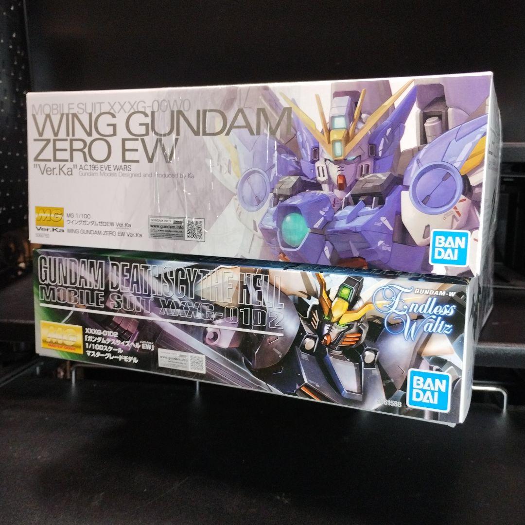未開封新品 MG ウイングガンダムゼロEW＋デスサイズヘルEW 合計2個セット