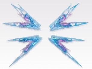 LBUILD ストライクフリーダムガンダムSOULBLUE 光の翼セット