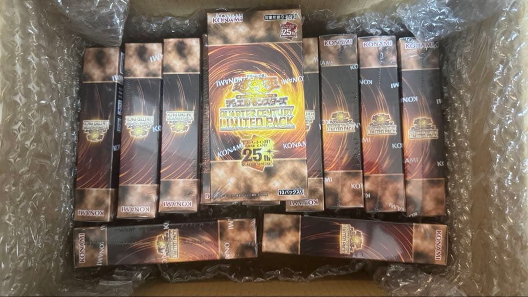 新品未開封　遊戯王 クォーターセンチュリーリミテッドパック　12箱