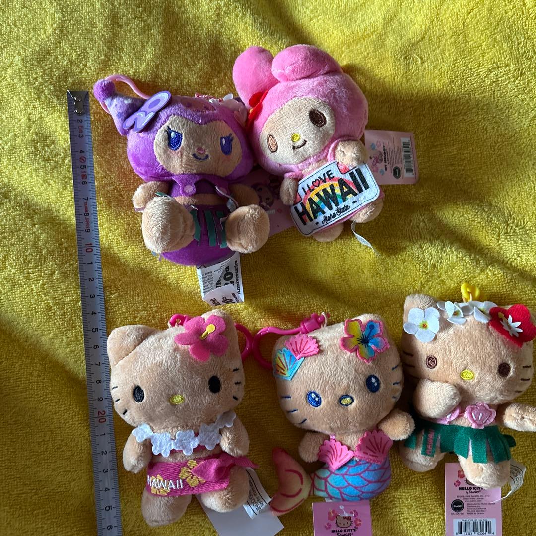 【新品タグ付】ハワイ限定　日焼けキティ マイメロ クロミABCストア