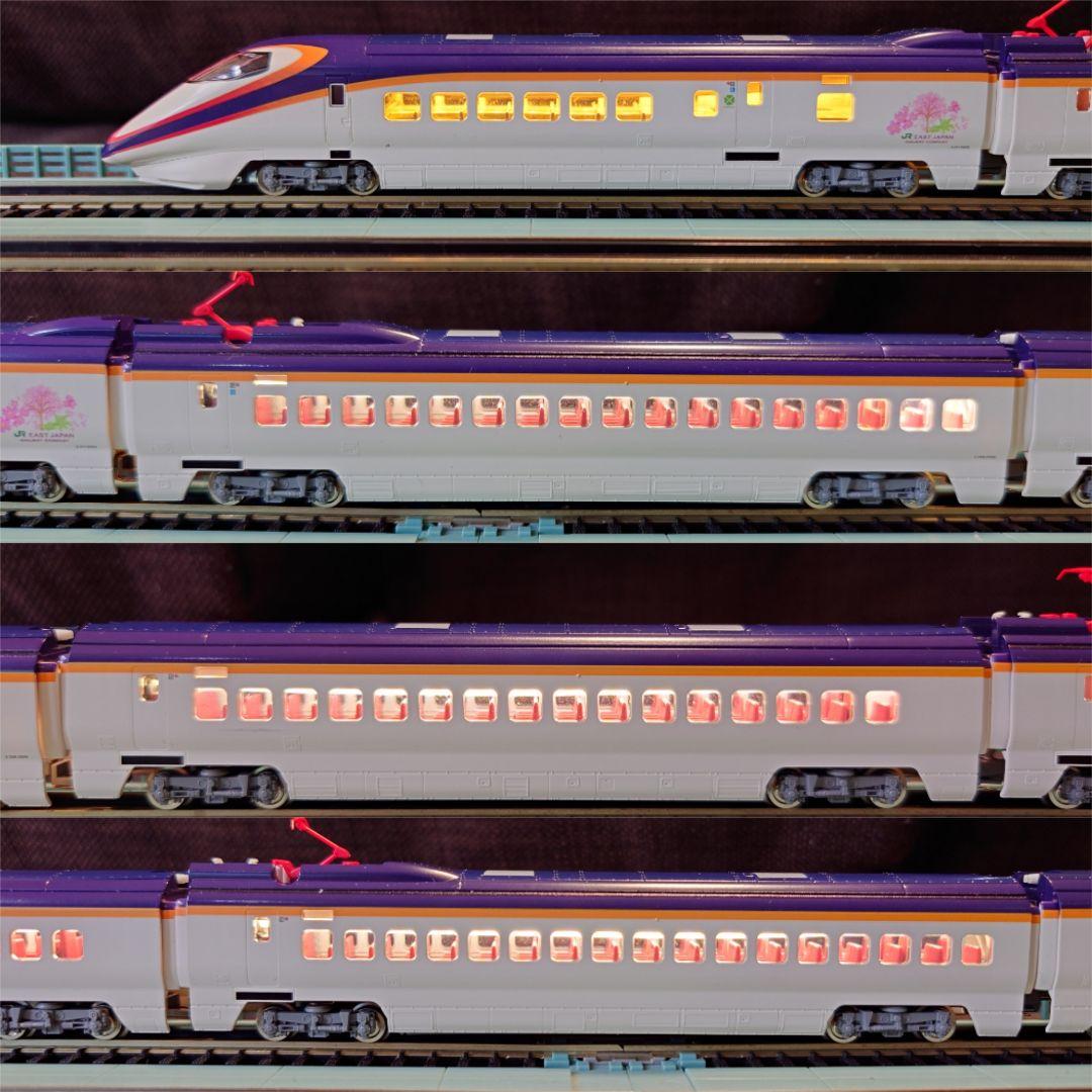 TOMIX92891/92565 E3系山形新幹線(つばさ・新塗装)７両室内灯有