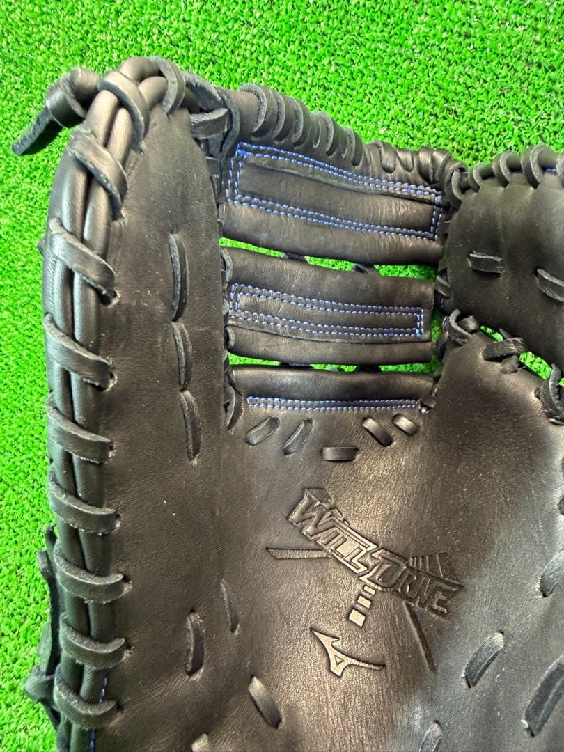 ミズノ 少年軟式 ファーストミット ウィルドライブ ブルー 1AJFY31600