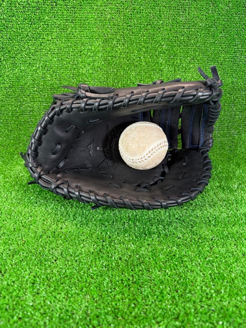 ミズノ 少年軟式 ファーストミット ウィルドライブ ブルー 1AJFY31600