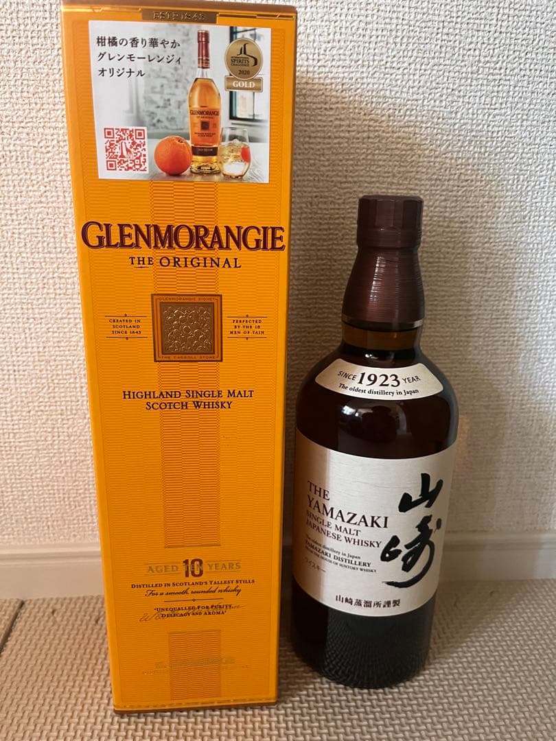 サントリー白州、山﨑、岩井シェリーカスク、グレンモーレンジ4本（Atoz）