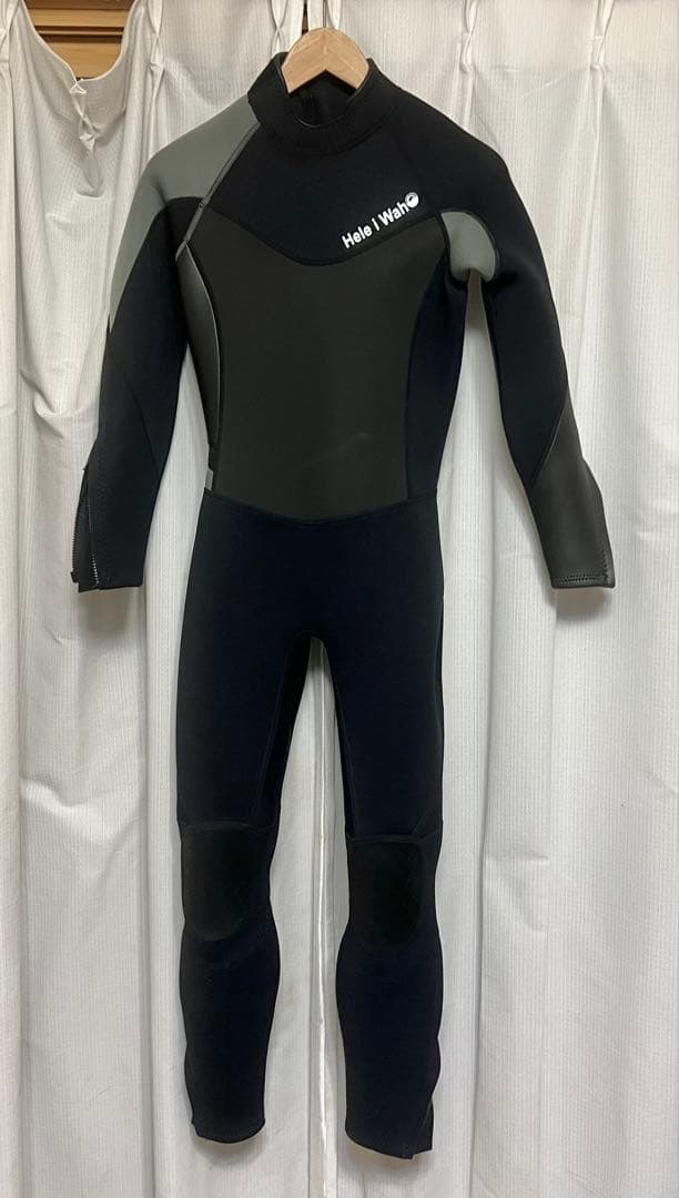 Hele i Waho ウェットスーツ 3mmフルスーツ ブラック/グレー