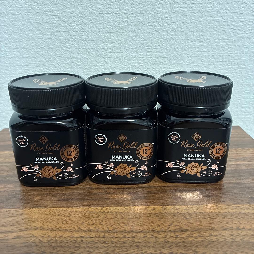 Rose Gold MANUKA HONEY 250g 4個セット