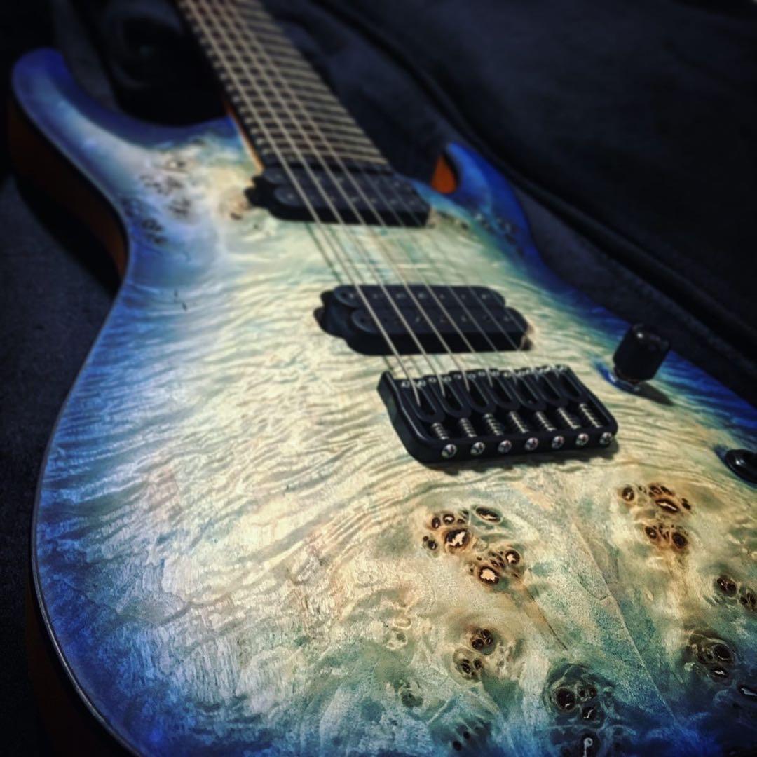 ギター Edwards E-HR7-FX/BM Aqua Burst