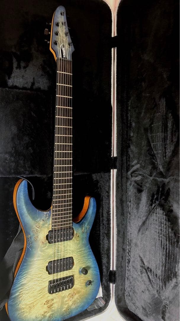 ギター Edwards E-HR7-FX/BM Aqua Burst