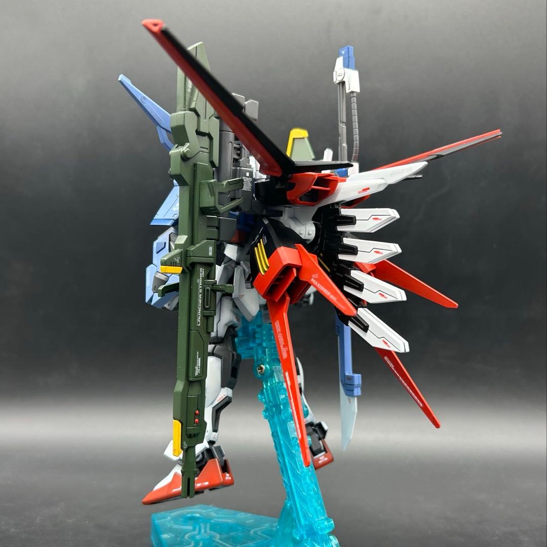 ガンプラ塗装済完成品 EGストライクガンダム三体+オプションパーツセット
