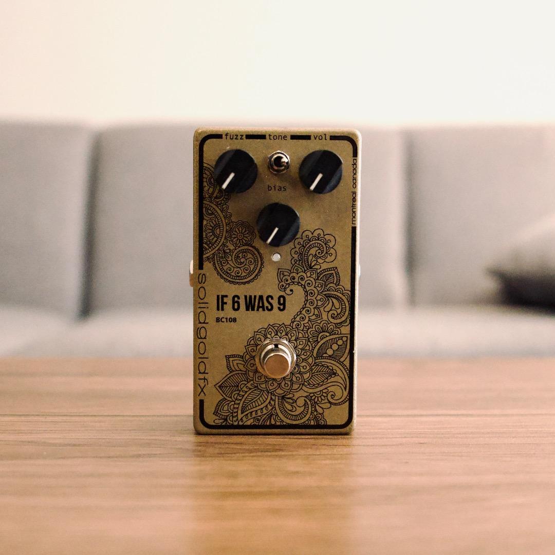 ギター SolidGoldFx IF 6 WAS 9 BC108 FUZZ