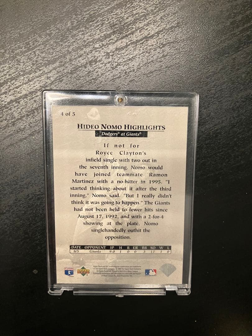 野茂英雄　ドジャーズ　5枚セット