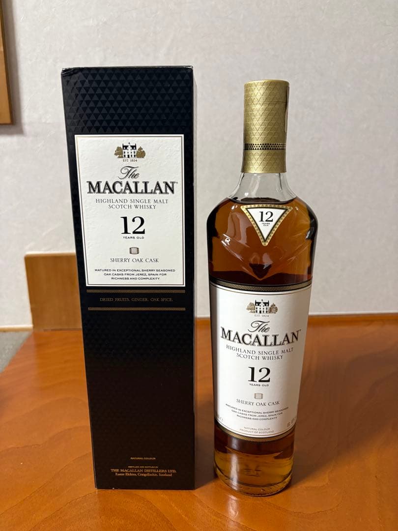 12年 シングルモルトウイスキー　マッカラン