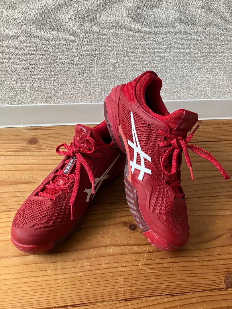 美品　アシックス テニスシューズ　COURT FF 3 NOVAK 26.0cm