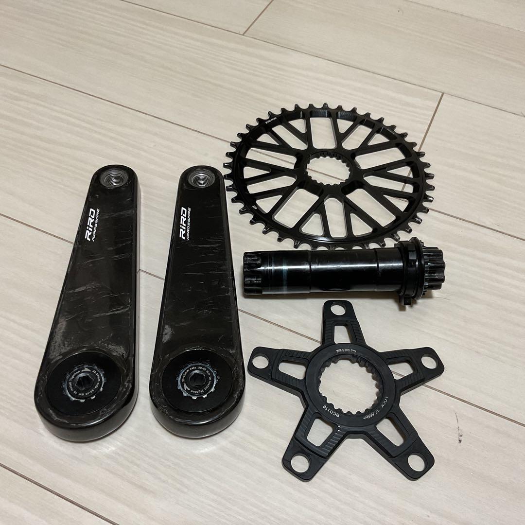 Riro カーボンクランクセット dub規格 165mm