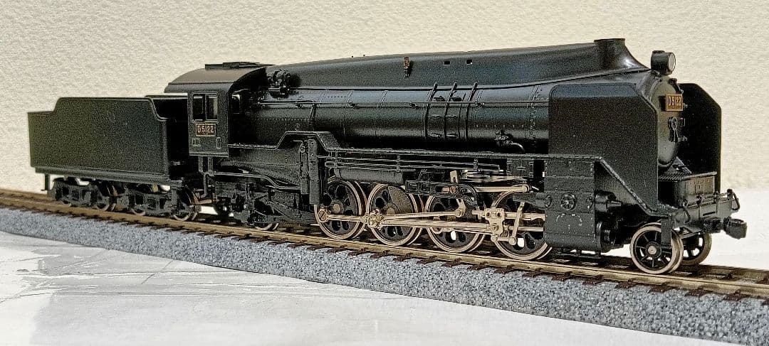 HOゲージ 天賞堂 アダチ Ｄ51全流蒸気機関車、カンモーター、メンテナンス済