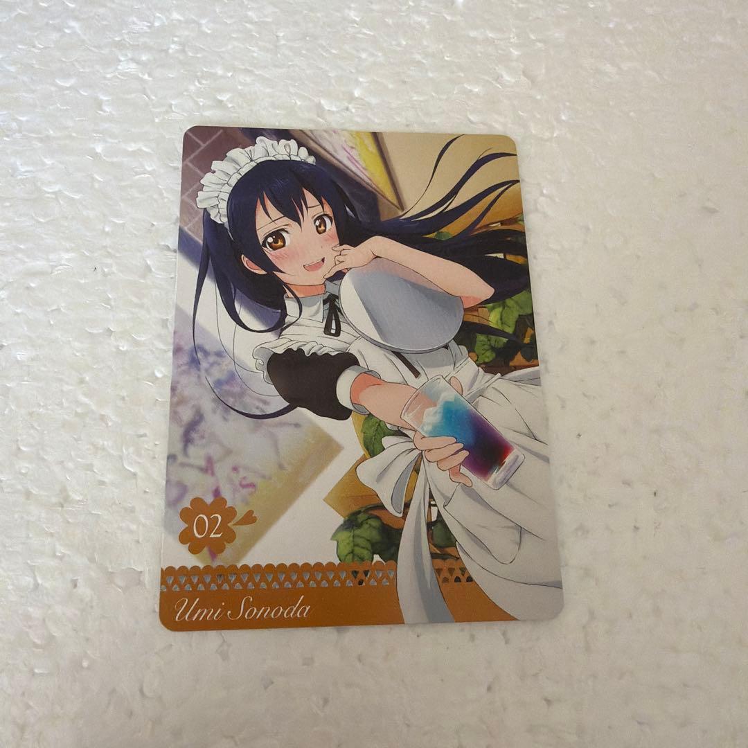 ラブライブ！園田海未 キャラクターカード 02 ラブカ　cd 　特典