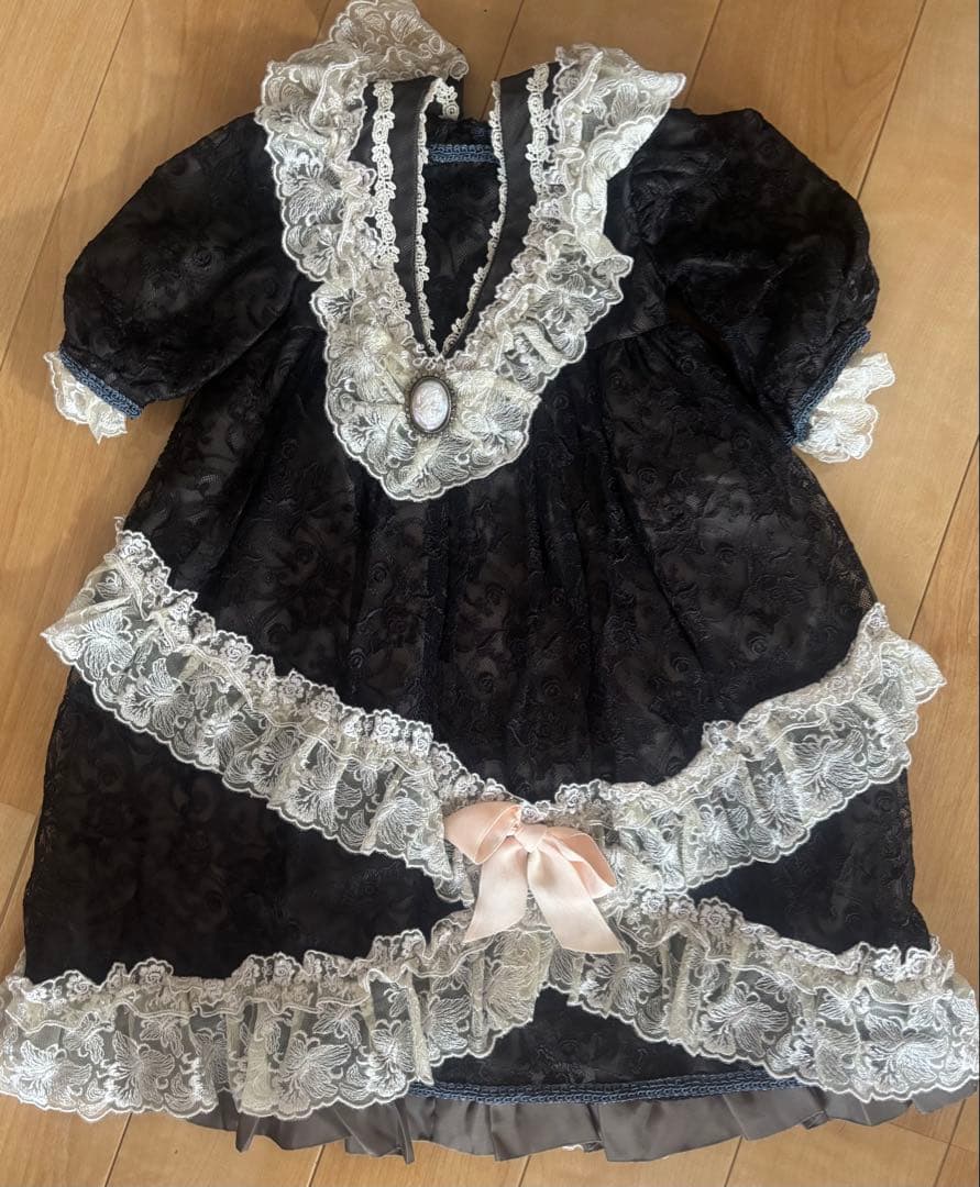 68センチアンティークドール用ドレス