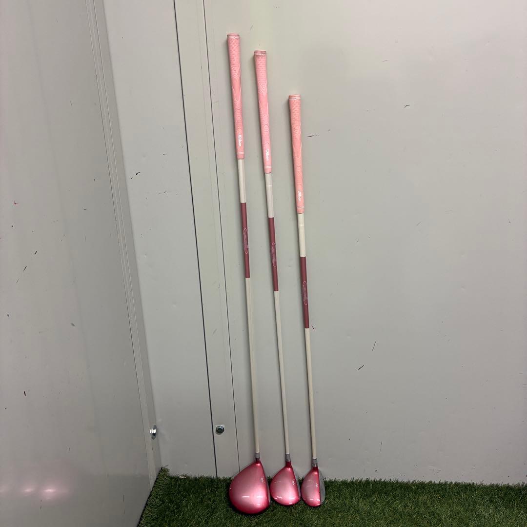 レディースゴルフクラブセット【Wilson】【SA GEAR】【初心者用】★