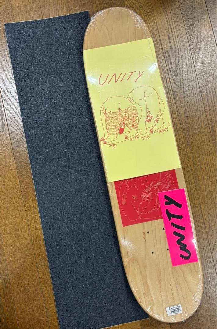 スケートボード デッキ UNITY 8.06インチ ＋デッキテープセット