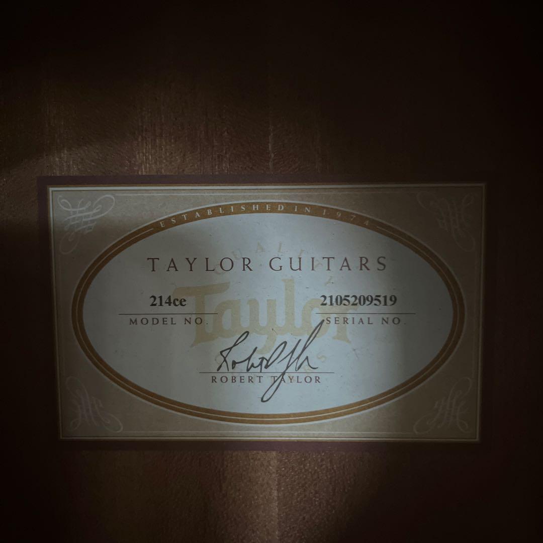 Taylor テイラー 214ce アコースティックギター エレアコ ケース付