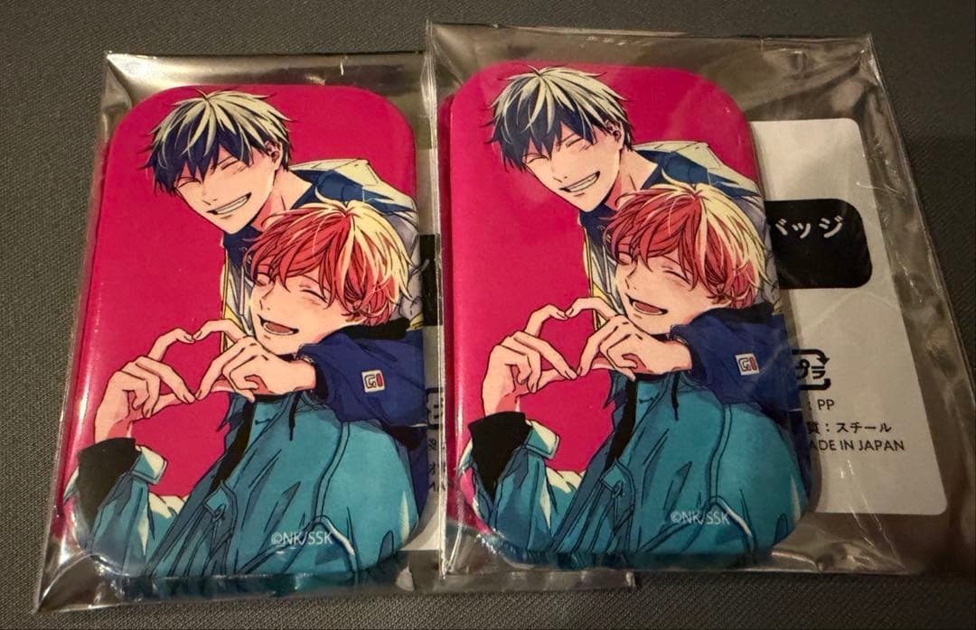 ギヴン スクエア缶バッジ2個セット