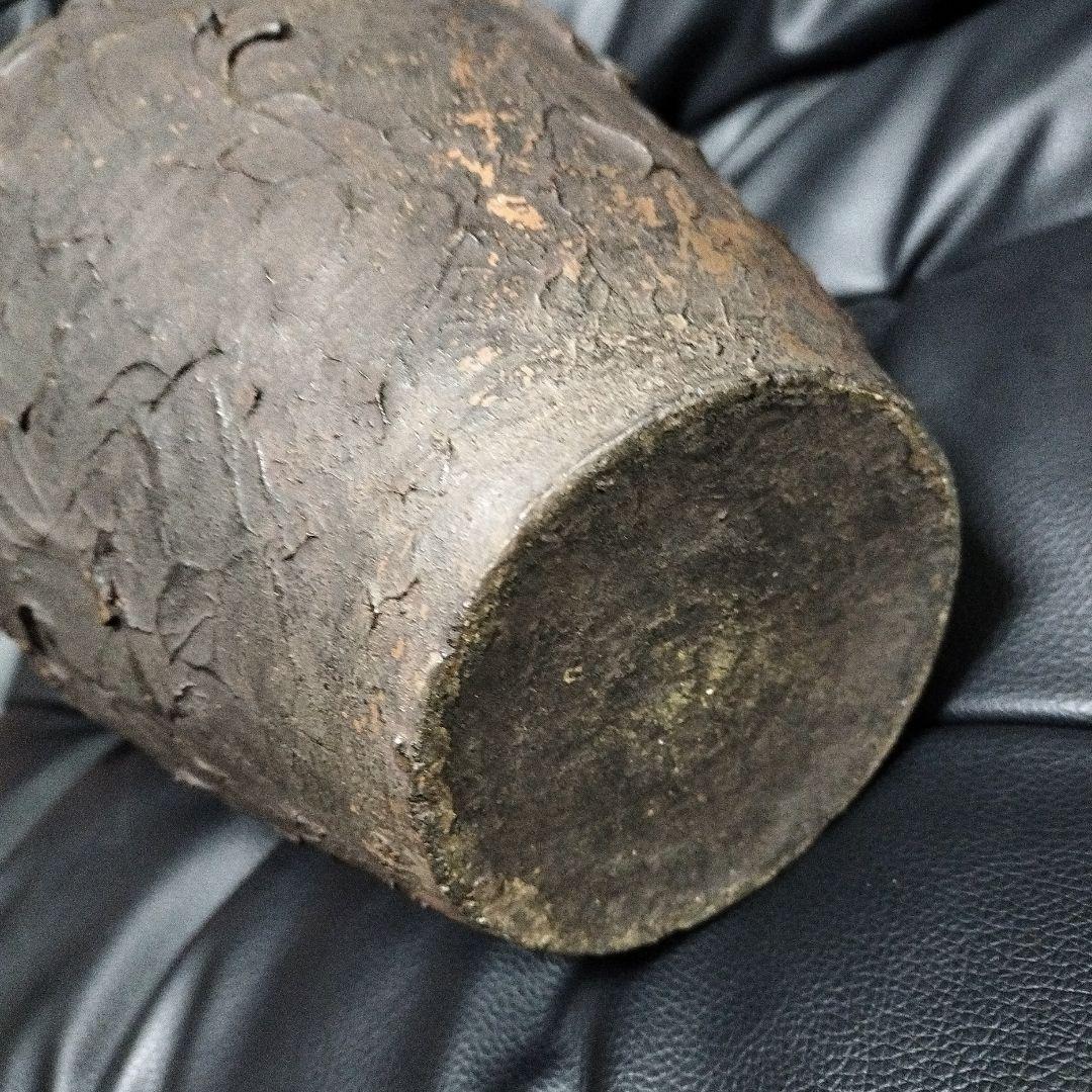 古琉球 双耳壺 龍文 古典焼 壺 琉球古陶 古美術 骨董 アンティーク