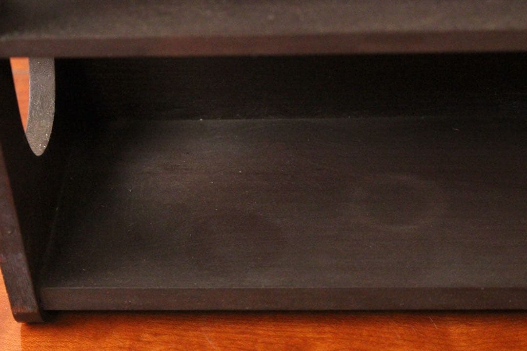 No5230 ヴィンテージ　木製吊り棚　高さ42×横幅101.5cm 送料無料