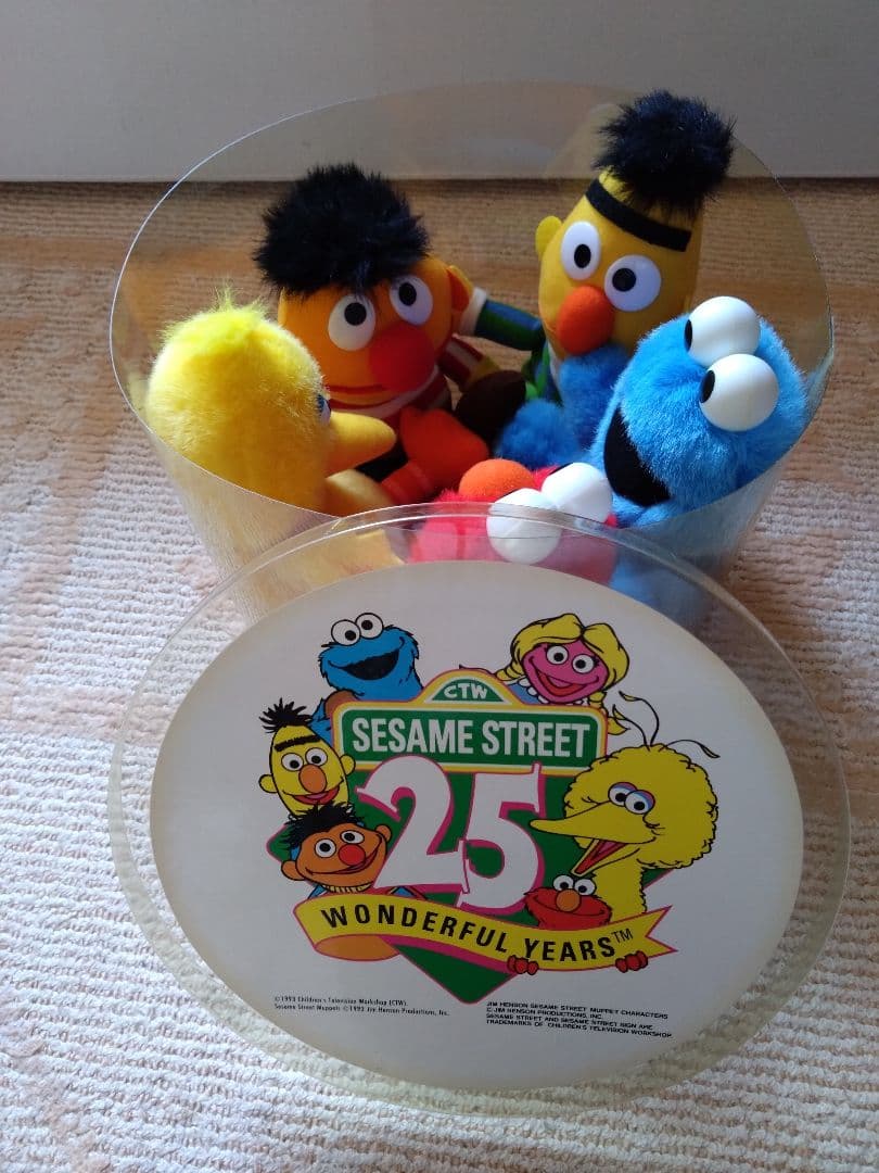 激レア　当時物　1993 セサミストリート25周年　限定BOXセット　入手困難