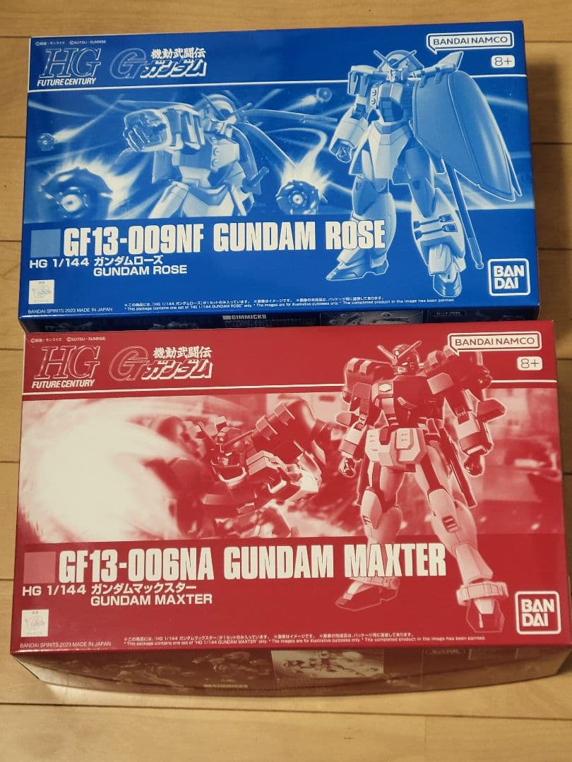 1/144 RG シャイニング&ゴッド・HG ローズ&マックスターガンダム４点