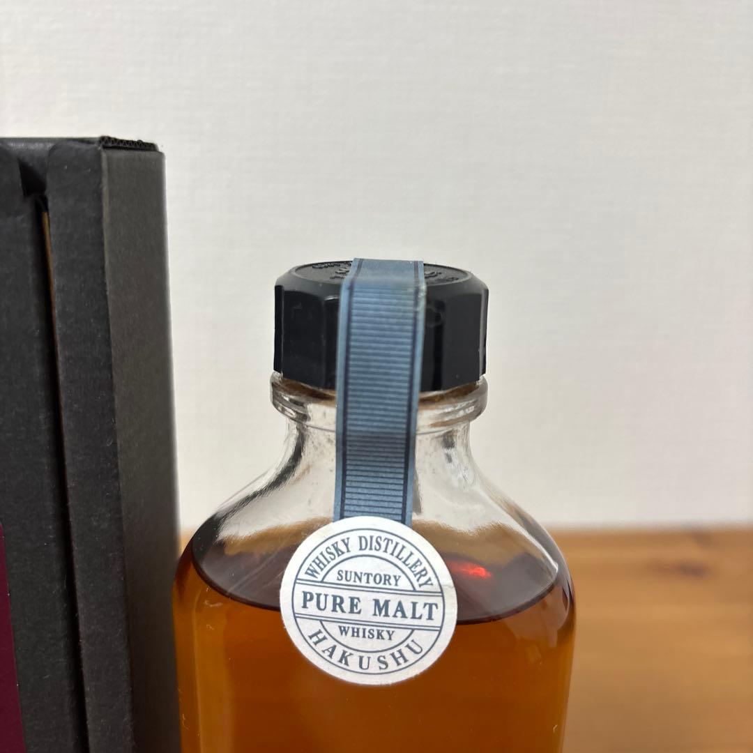 サントリーピュアモルトウイスキー　白州蒸溜所　樽出原酒20年　190ml