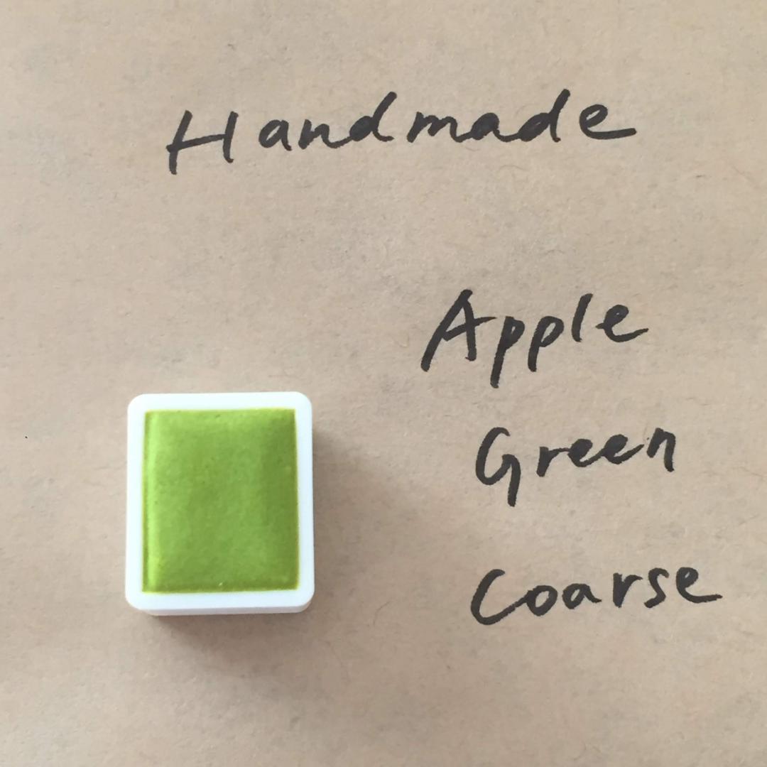 自家製絵の具 Apple Green Coarseハーフパン