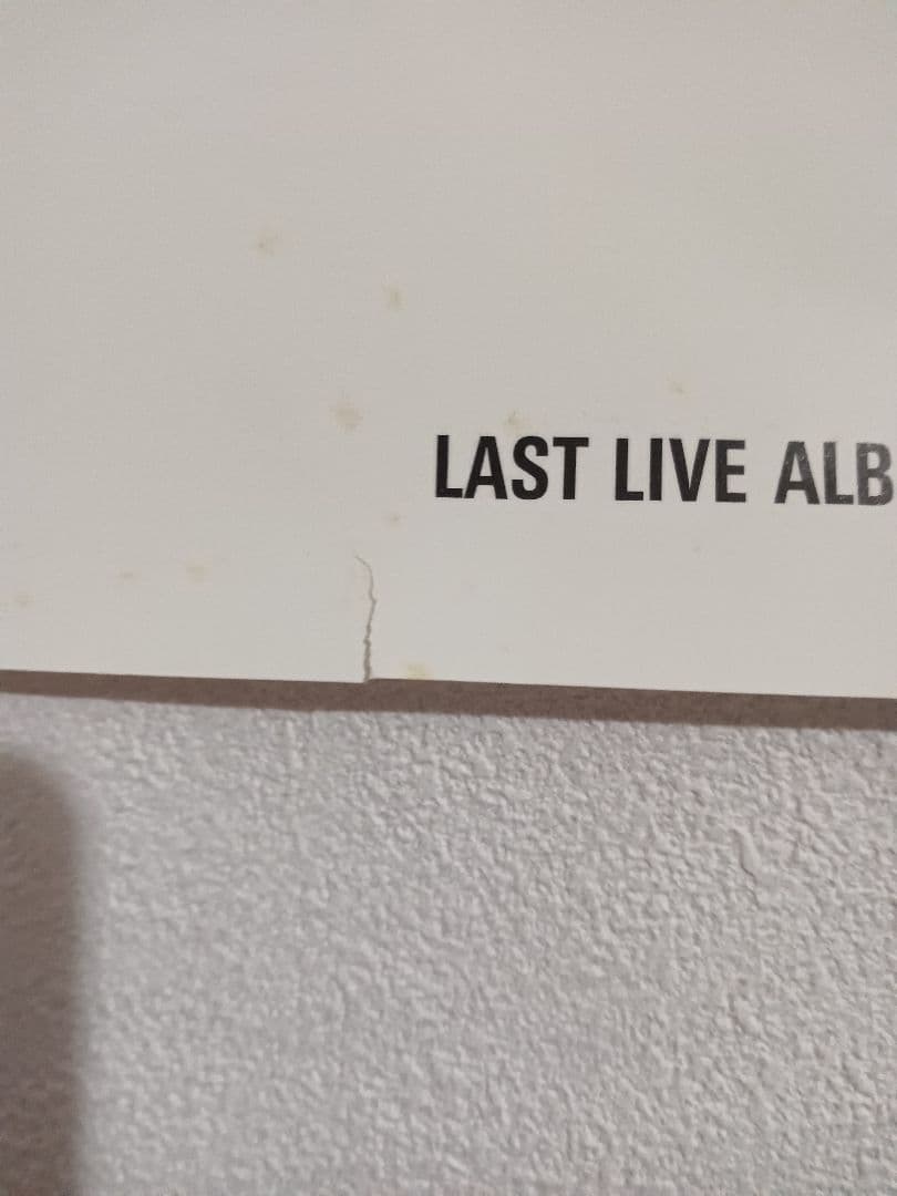 メ*0様 BOØWY「 LAST GIGS 」モノクロポスター