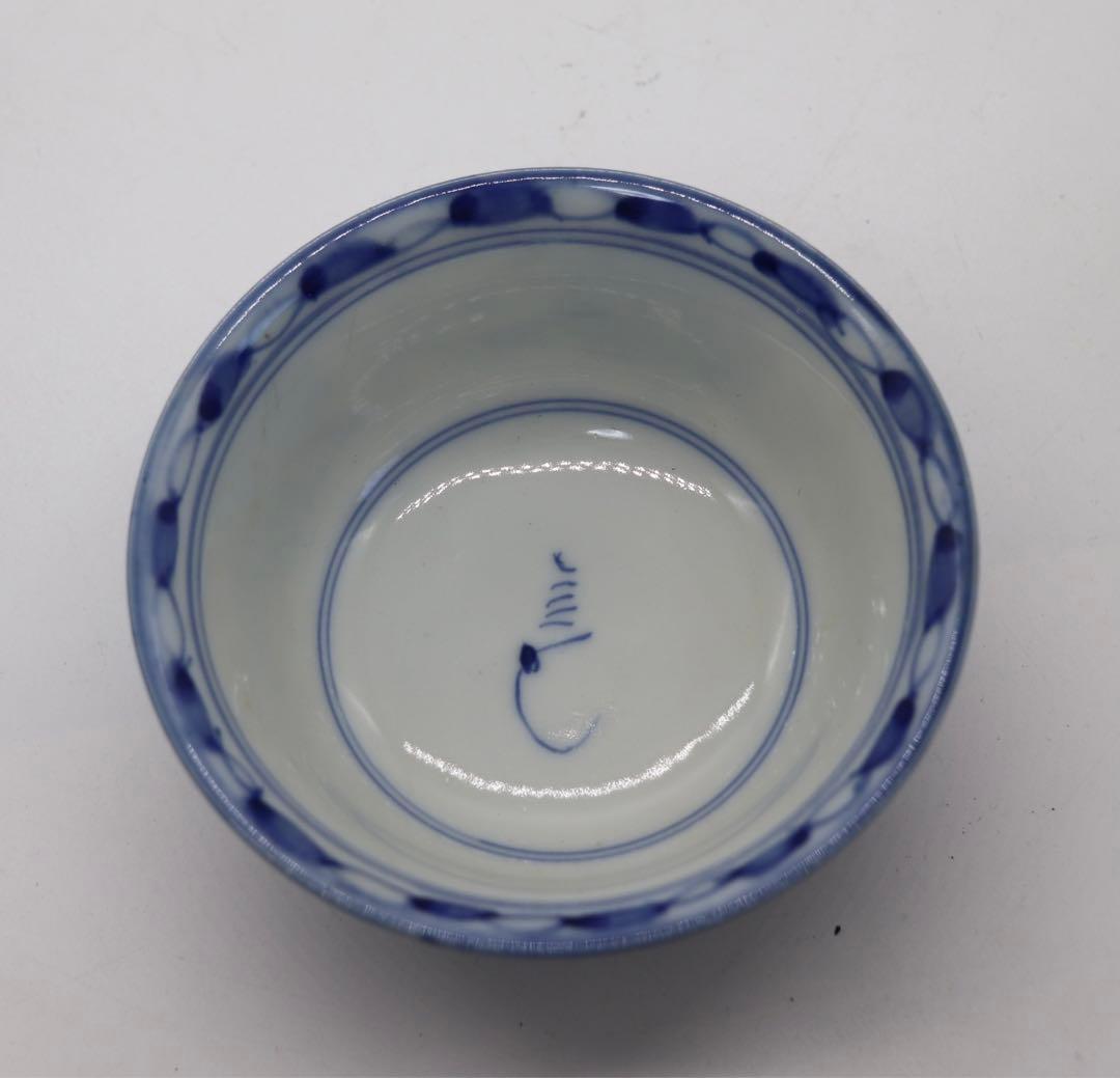 中国　清時代　染付お碗6点　送料込み0211