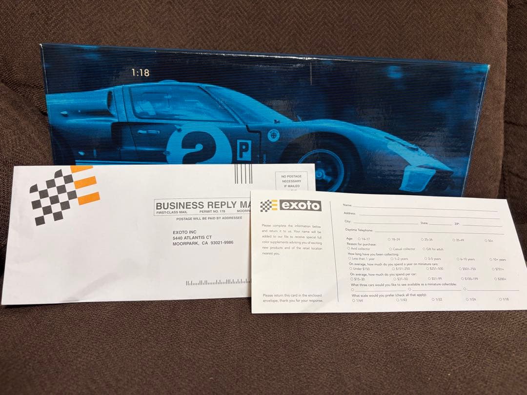 エグゾト Ford GT40 ミニカー1:18