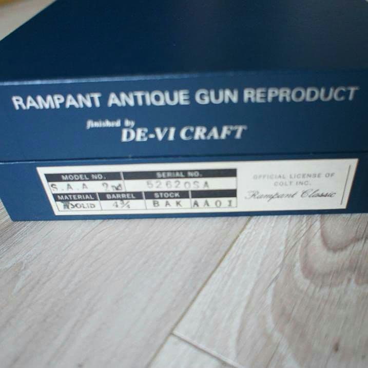 トイガン RAMPANT Colt Single Action .45 2nd Gene.