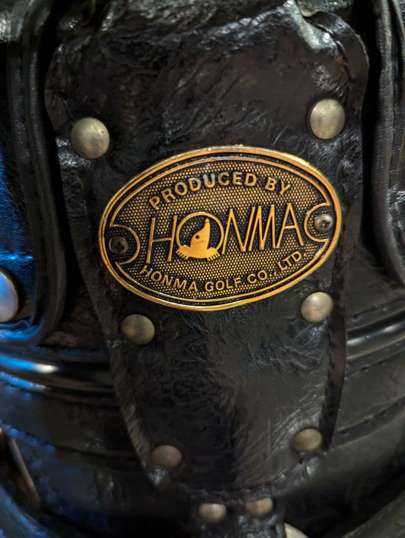 専用　ホンマゴルフ　キャディーバッグ　メンズ　革