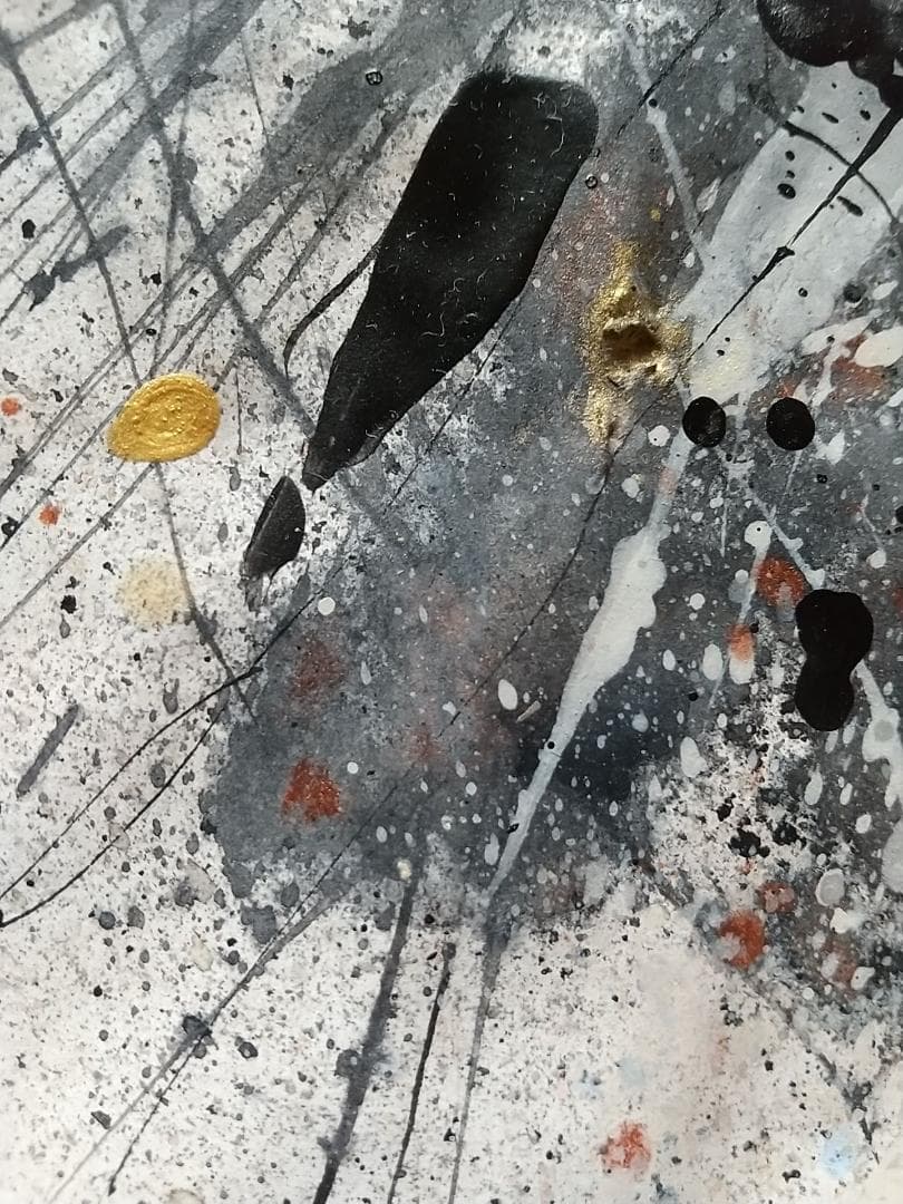 シナプス　繋　伝　抽象画　モダンアート　新築祝い　開業祝い　引越祝い　プレゼント