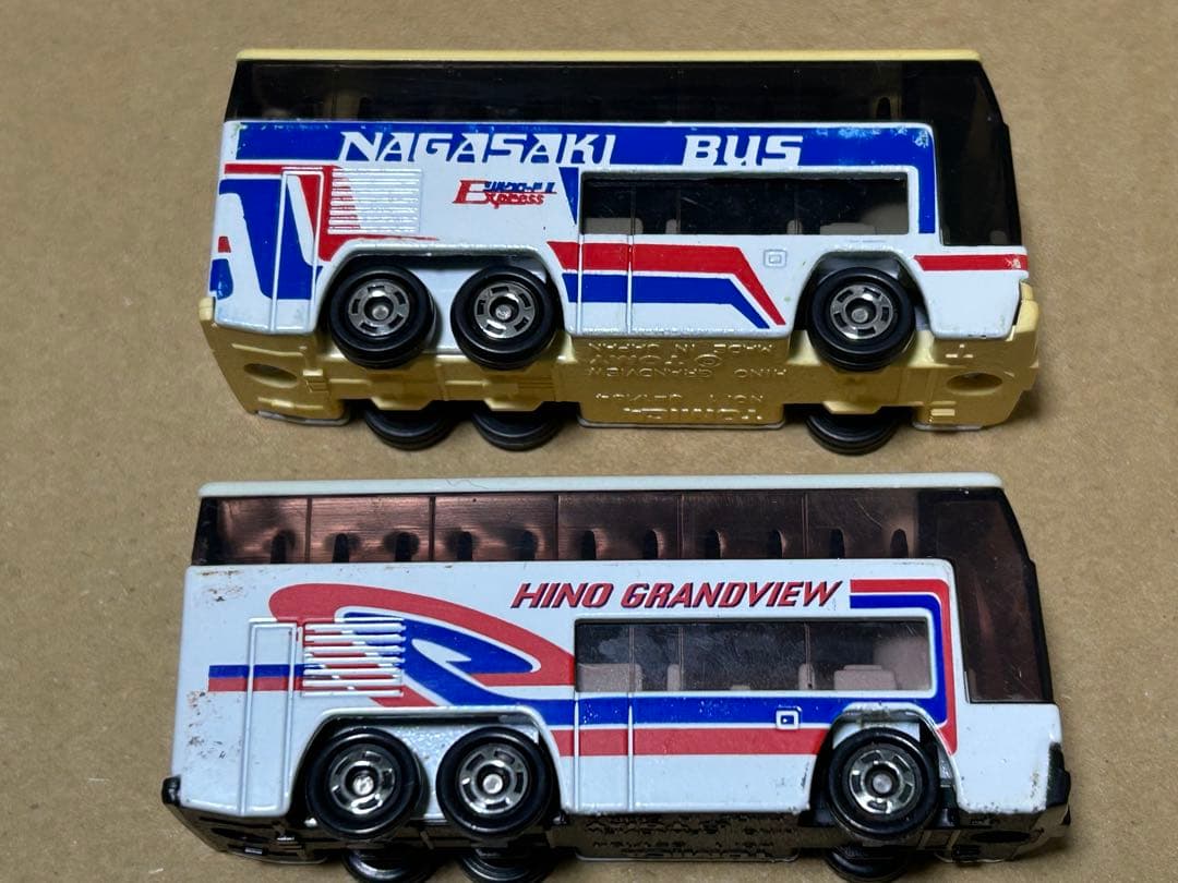 トミカ 日野 グランビューバス 2台セット④長崎バス