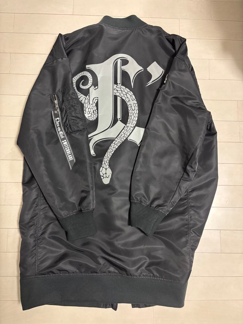 SWITCHBLADE×ラルク LONG AVIATOR JACKET （L）