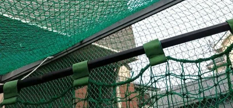 バッティングネットと周辺ネット3枚と 円形ターゲット
