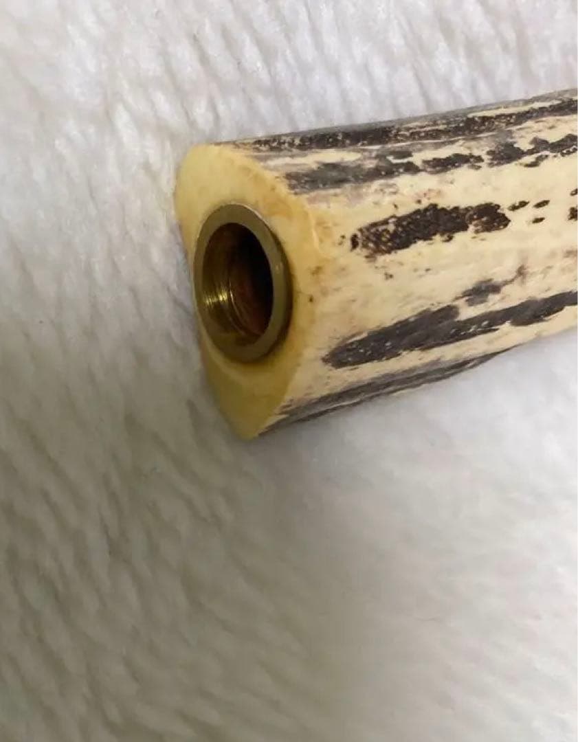 象牙調のパイプ　昭和レトロ