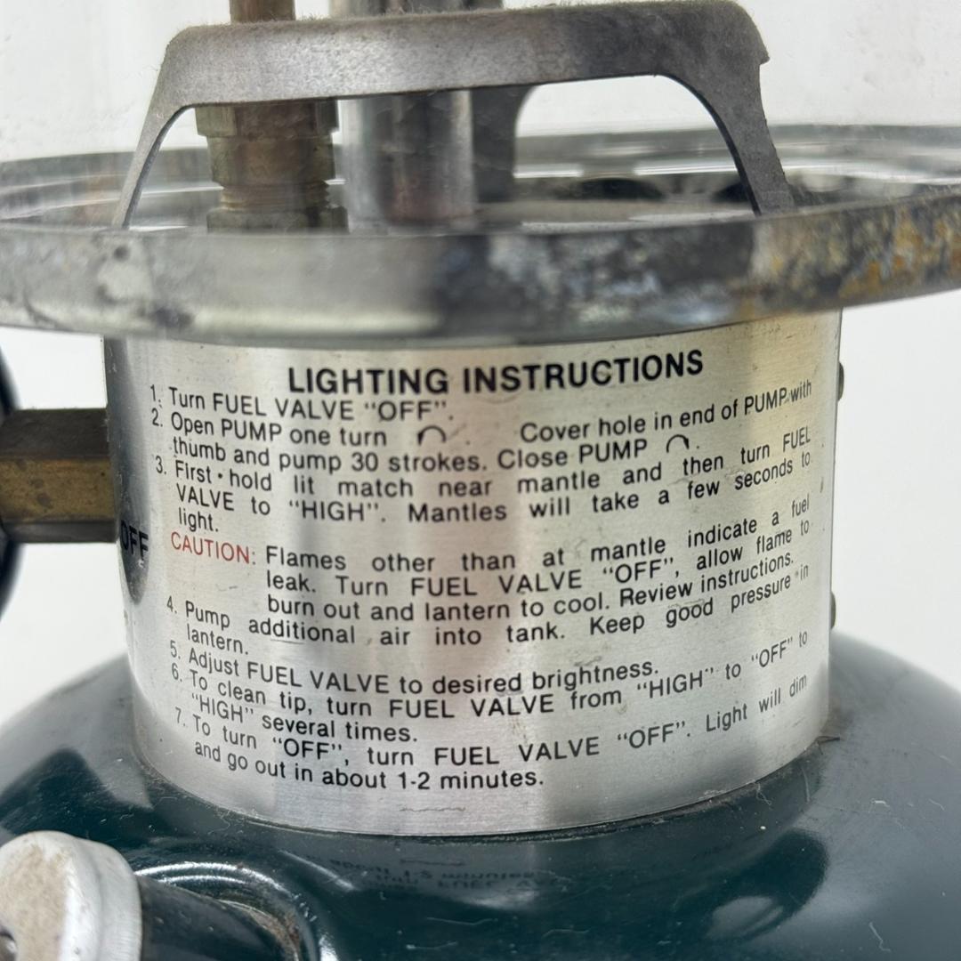 E◆コールマン ガソリンランタン 286 USA製 アウトドア