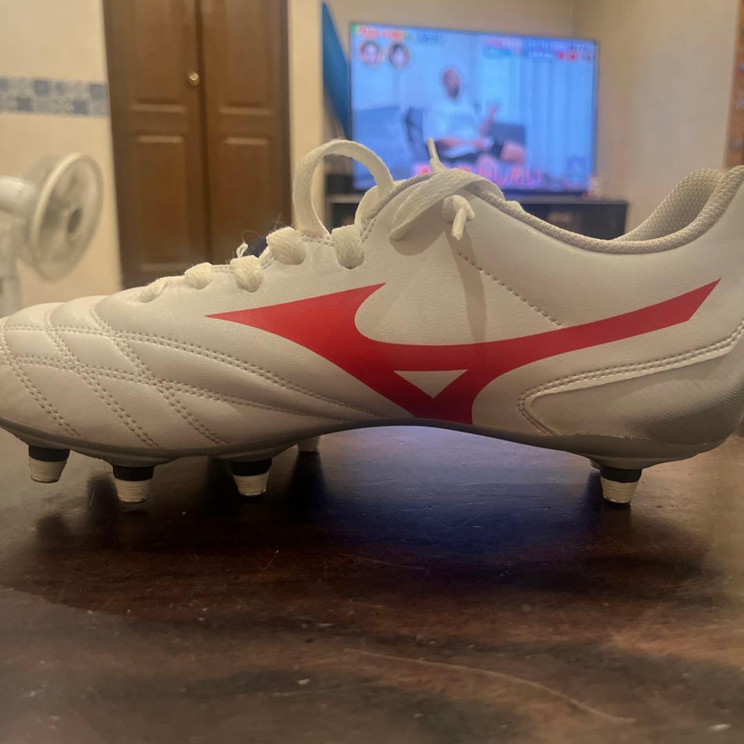 WAITANGI ホワイト/レッド ラグビーシューズ