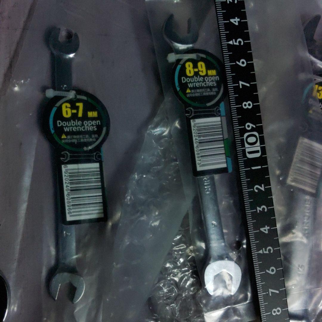 新品未使用 LAOA 両口スパナ 7本セット バラ売り不可能